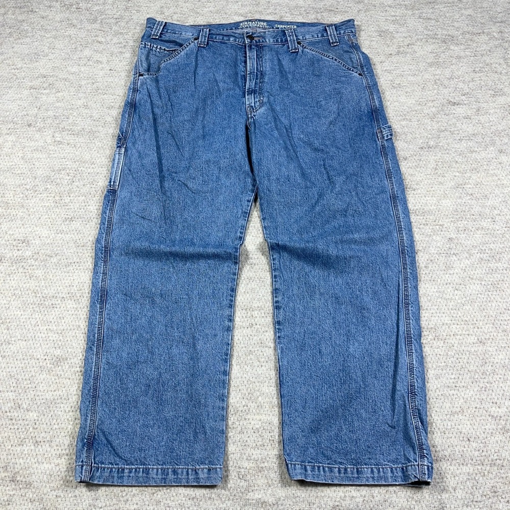 Vintage Y2K Levis Carpenter Jeans Men 40x30 Baggy Skate Grunge Work Wear A33 - Picture 3 of 16